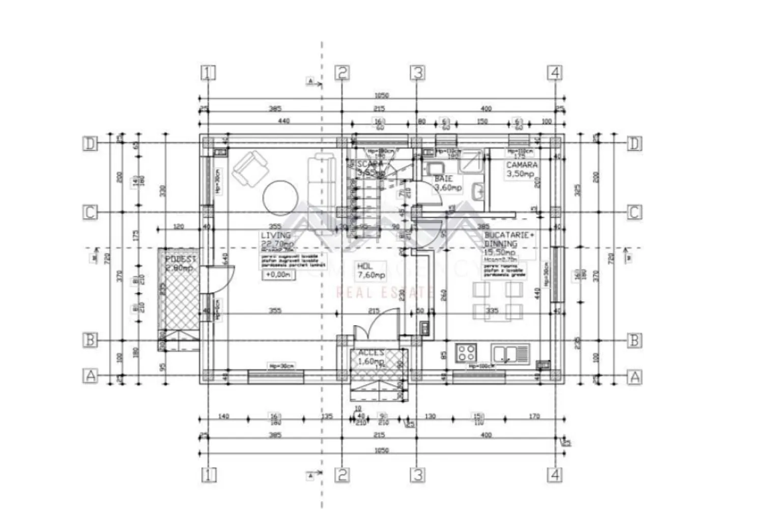 Casă individuală P+1+M în Otopeni – confort și compartimentare excelentă