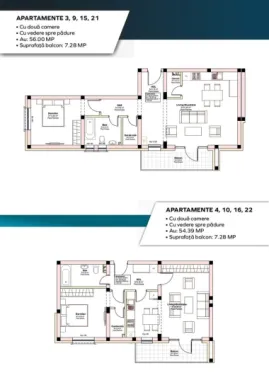 Apartament premium 2 camere la cheie, 52mp.1 parcare bonus