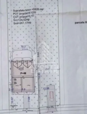 Casa individuala cu 8 camere si terase, teren generos, COMISION 0