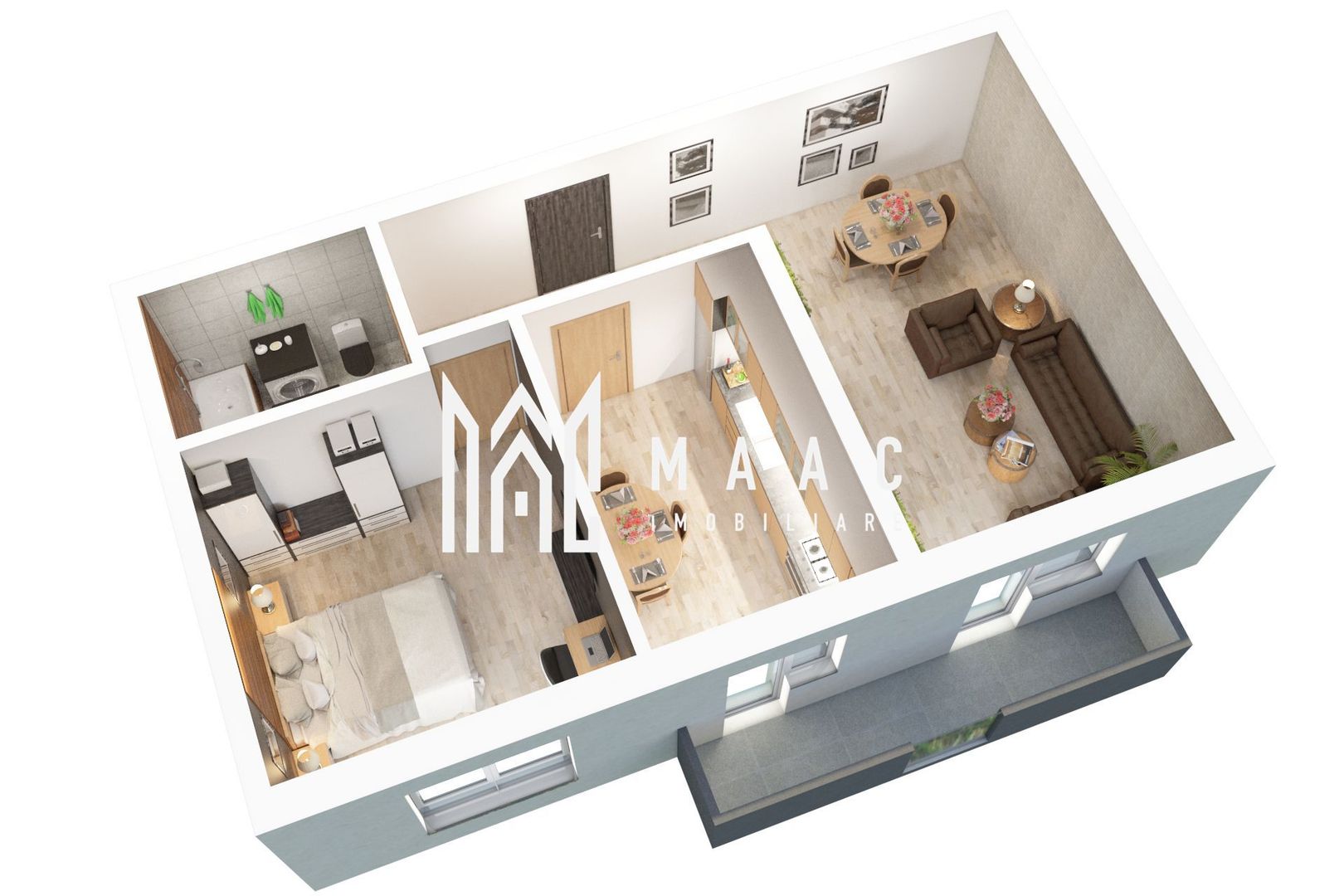 Apartament 2 camere | Constructie noua | 56 MPU | D. Stanca