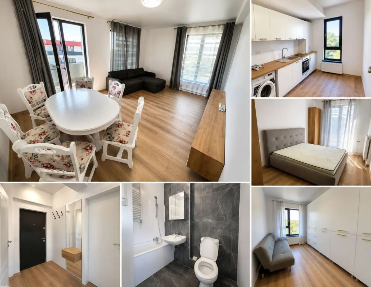 Apartament modern cu 3 camere - Complex Arcada - Iti prezentam spre vanzare un apartament elegant, situat in Complexul Rezidential Arcada, unul dintre cele mai apreciate ansambluri rezidentiale noi din Galati. 
Amplasat la etajul 5, apartamentul imbina confortul, spatiul si o pozitionare excelenta, fiind ideal pentru o familie sau pentru cei care isi doresc o locuinta moderna, intr-o zona cu acces rapid catre toate facilitatile orasului.

Cu o suprafata totala de 80 mp, locuinta este compartimentata eficient si beneficiaza de living generos, bucatarie, doua dormitoare, doua bai si o terasa spatioasa de 10 mp, orientata catre Dunare, oferind un cadru placut pentru momentele de relaxare.

Apartamentul se vinde complet mobilat si utilat, cu finisaje moderne si mobilier de buna calitate, fiind pregatit pentru mutare imediata.
Caracteristici principale:
3 camere
Suprafata totala: 80 mp
Terasa de 10 mp
2 bai
Etaj 5
Imobil construit in 2024
Complex rezidential nou
Complet mobilat si utilat
Loc de parcare inchiriat
Vedere orientata spre Dunare
Complexul este amplasat intr-o zona foarte cautata, in imediata apropiere de Lidl, parc, magazine, restaurante si mijloace de transport in comun, oferind acces rapid catre toate punctele de interes din oras.

Pret: 140.000 Euro, negociabil
Pentru informatii suplimentare sau programarea unei vizionari: Liliana Ene -- 0746.252.252 --

MAG INVEST – Partenerul tau in decizii imobiliare inteligente.