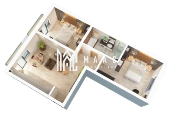 Apartament 3 camere | Curte proprie | Bloc nou | D. Stanca