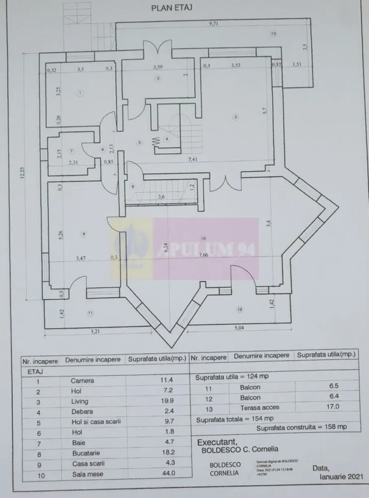 Vila de vanzare cu 13 camere in Busteni (camin pentru seniori)