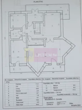 Vila de vanzare cu 13 camere in Busteni (camin pentru seniori)