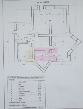 Vila de vanzare cu 13 camere in Busteni (camin pentru seniori)