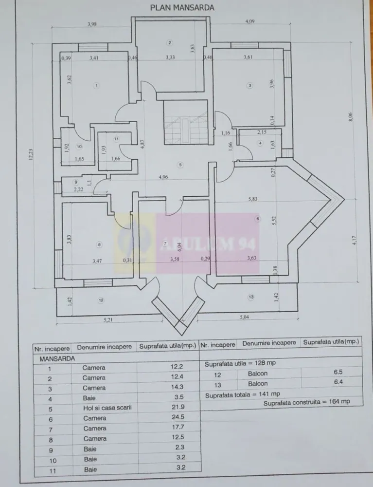 Vila de vanzare cu 13 camere in Busteni (camin pentru seniori)