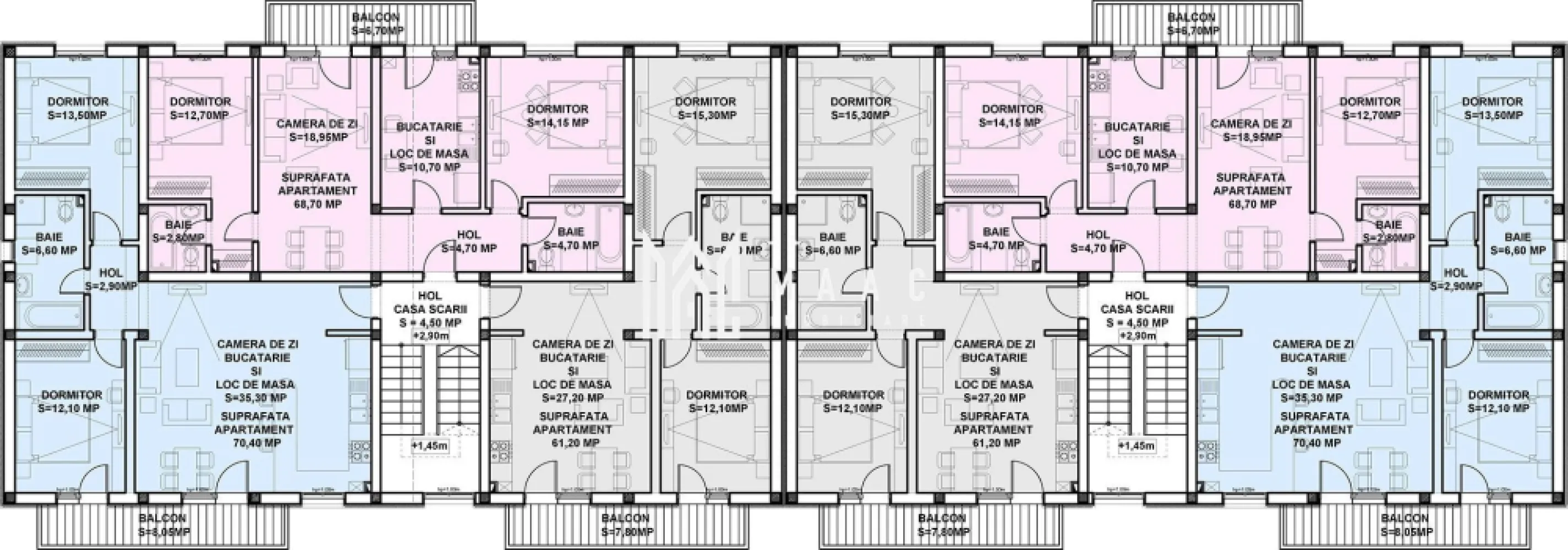 Apartament 3 camere I Etajul 1I Decomandat I Doamna Stanca