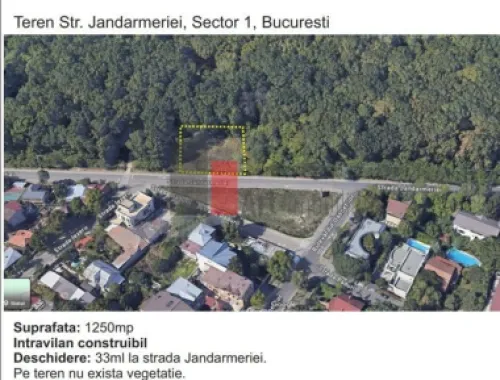 Teren padure Baneasa Jandarmeriei