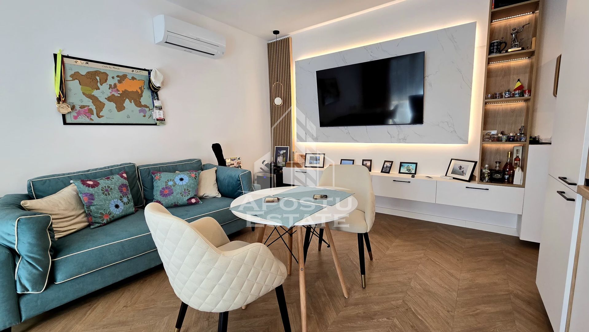 Apartament nou de vânzare,mobilat, cu 2 camere si gradina proprie, Ciarda Rosie