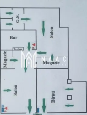 Spațiu comercial | 100 MPU | 2 Intrări | Gară