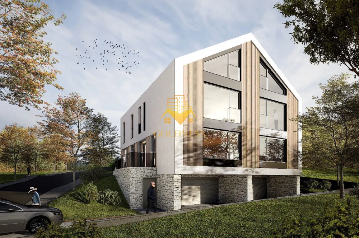 Duplex semifinisat, Dambul Rotund Zona SC Emil ISAC,Alexandru Odobescu - Goldness Imobiliare oferă spre vânzare un duplex semifinisat, construit în perioada 2024-2025, cu termen de finalizare în luna iunie. Proprietatea are o suprafață utilă de 182 mp și o terasă de 6 mp. La subsol se află un garaj spațios, cu loc pentru două mașini, iar în acest garaj este prevăzut și un spațiu tehnic. Regimul de înălțime al imobilului include subsol, parter, etajul 1 și mansardă. La parter, se află un living generos, cu vederi spectaculoase, un dormitor și o baie. La etajul 1 sunt două dormitoare, ambele având baie matrimonială, iar unul dintre dormitoare beneficiază și de un dressing. La mansardă, există un spațiu open space și o baie. Această proprietate combină confortul și funcționalitatea, într-un cadru cu priveliște deosebită. }}