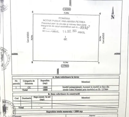 De inchiriat – Teren intravilan 2.077 mp – zona industriala