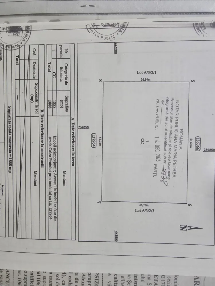 Teren intravilan in Galati, str. Macului, sup. 2077 mp - 70 euro/mp - De vanzare – Teren intravilan 2.077 mp, stradal – zona industriala, Galati, strada Macului Adresa: Strada Macului, Galati Suprafata totala: 2.077 mp • Teren intravilan: 1.888 mp • Alee de acces: 189 mp Deschidere stradala: 51 ml Zona industriala – ideala pentru activitati logistice, hale, depozitare MAG Invest va propune spre vanzare un teren intravilan amplasat excelent, cu acces direct din strada Macului, intr-o zona industriala activa, potrivit pentru diverse activitati comerciale sau logistice. Detalii cheie: • Teren plan, accesibil, cu deschidere generoasa la strada – 51 ml • Acces facil pentru vehicule de mare tonaj • Potrivit pentru: spatii industriale, parcare utilaje, platforme betonate, organizare de santier etc. • Zona cu potential de dezvoltare si infrastructura buna Pret vanzare: 70 €/mp Exclusiv prin agentia MAG Invest Contact: Marian Ene – 0740 949 871 Contacteaza-ne pentru detalii suplimentare si stabilirea unei vizionari! Aceasta oferta este o oportunitate rara in zona industriala a Galatiului. }}