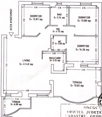Apartament 4 camere, 101.21 mp, pe plaja Coral Beach – Navodari
