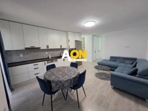 Apartament 2 camere, mobilat, utilat, et.1, pompe de căldură, parcare