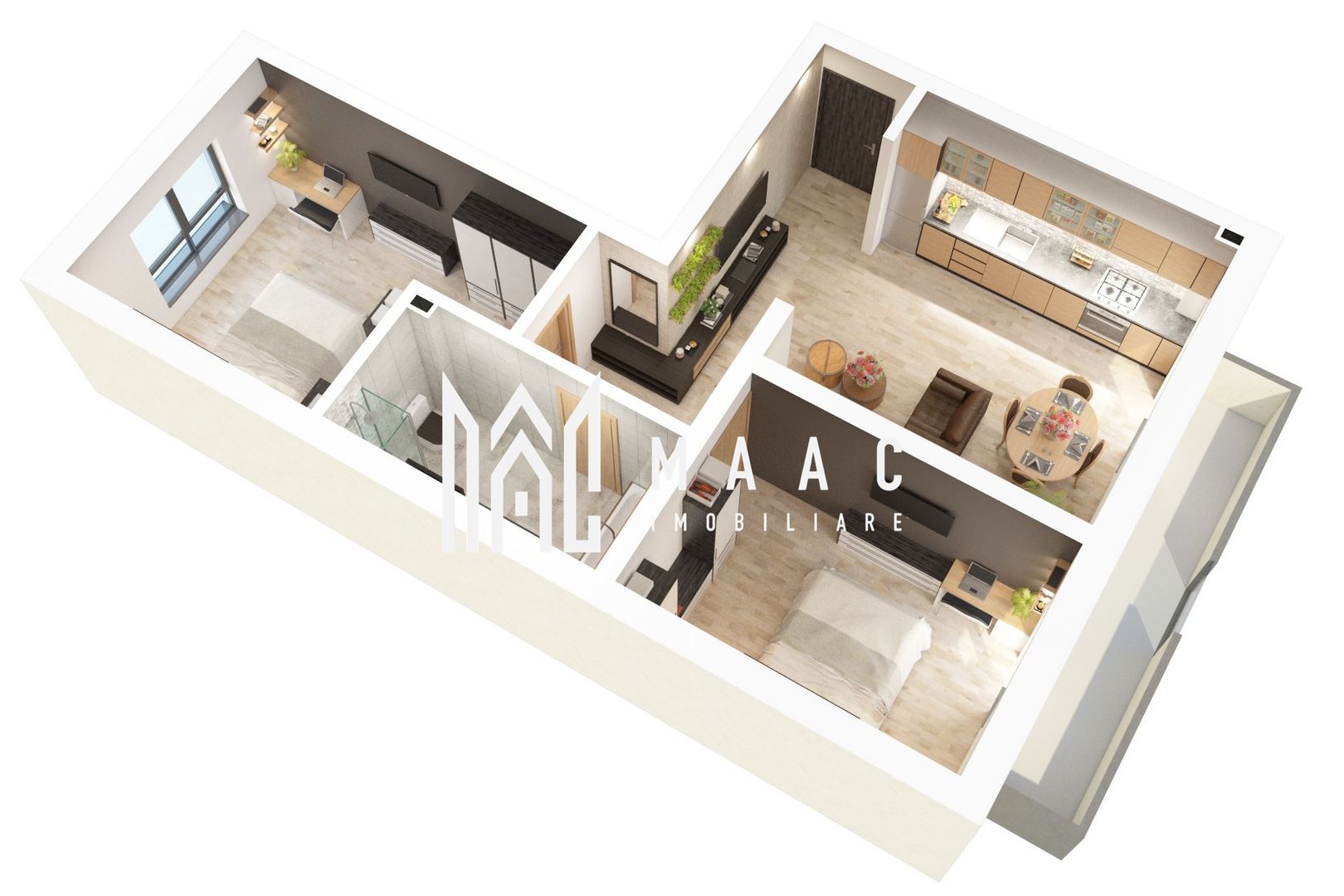 Apartament 3 camere | Bloc nou | D. Stanca