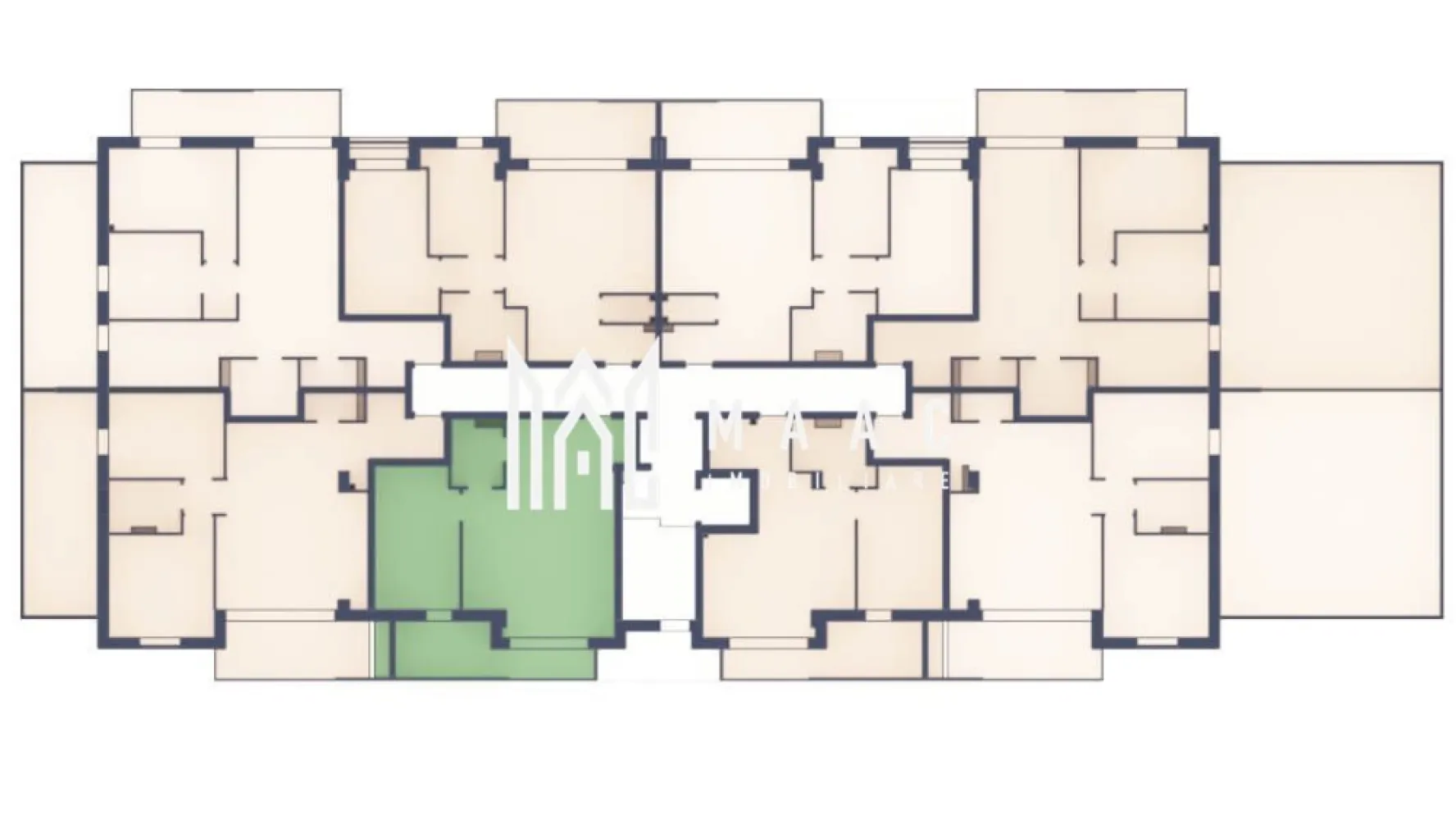 Apartament 2 camere | Etaj 1 | Balcon 9.5 mp | Turnisor