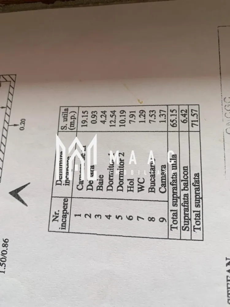 Apartament | 3 camere | Calea lui Traian | Etaj 3