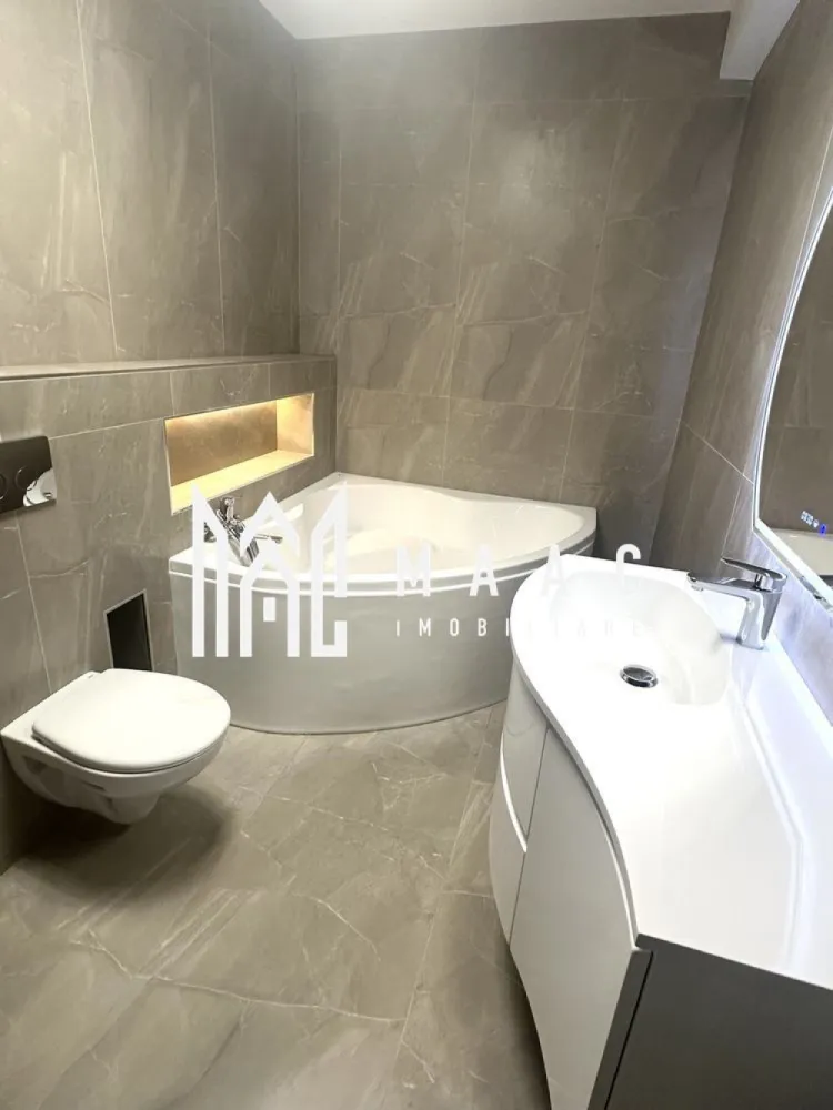 Casa tip duplex | 150mp | Terasa | Vasile Aaron - Selimbar - MAAC Imobiliare ofera spre inchiriere casa noua tip duplex, moderna, complet utilata si mobilata dupa preferintele si nevoile chiriasului, in zona Vasile Aaron - Selimbar. Locuinta decomandata este alcatuita din living, bucatarie separata si baie cu dus si geam la parter, terasa si curte iar la etaj sunt 3 dormitoare, baie cu cada si balcon. Proprietatea este la prima inchiriere, are incalzire in pardoseala cu termostat in fiecare incapere, iar curtea are aproximativ 200 mp liberi si o terasa acoperita pe care se iese din living si din bucatarie. Proprietatea este situata intr-o zona linistita si insorita de case, la numai cateva minute de mers de Shopping City. Se perecepe o chirie in avans si garantie in cuantumul unei chirii lunare. Disponibilitate imediata. Pentru mai multe detalii sau pentru a programa o vizionare, va rugam specificati telefonic: CP2263912 }}