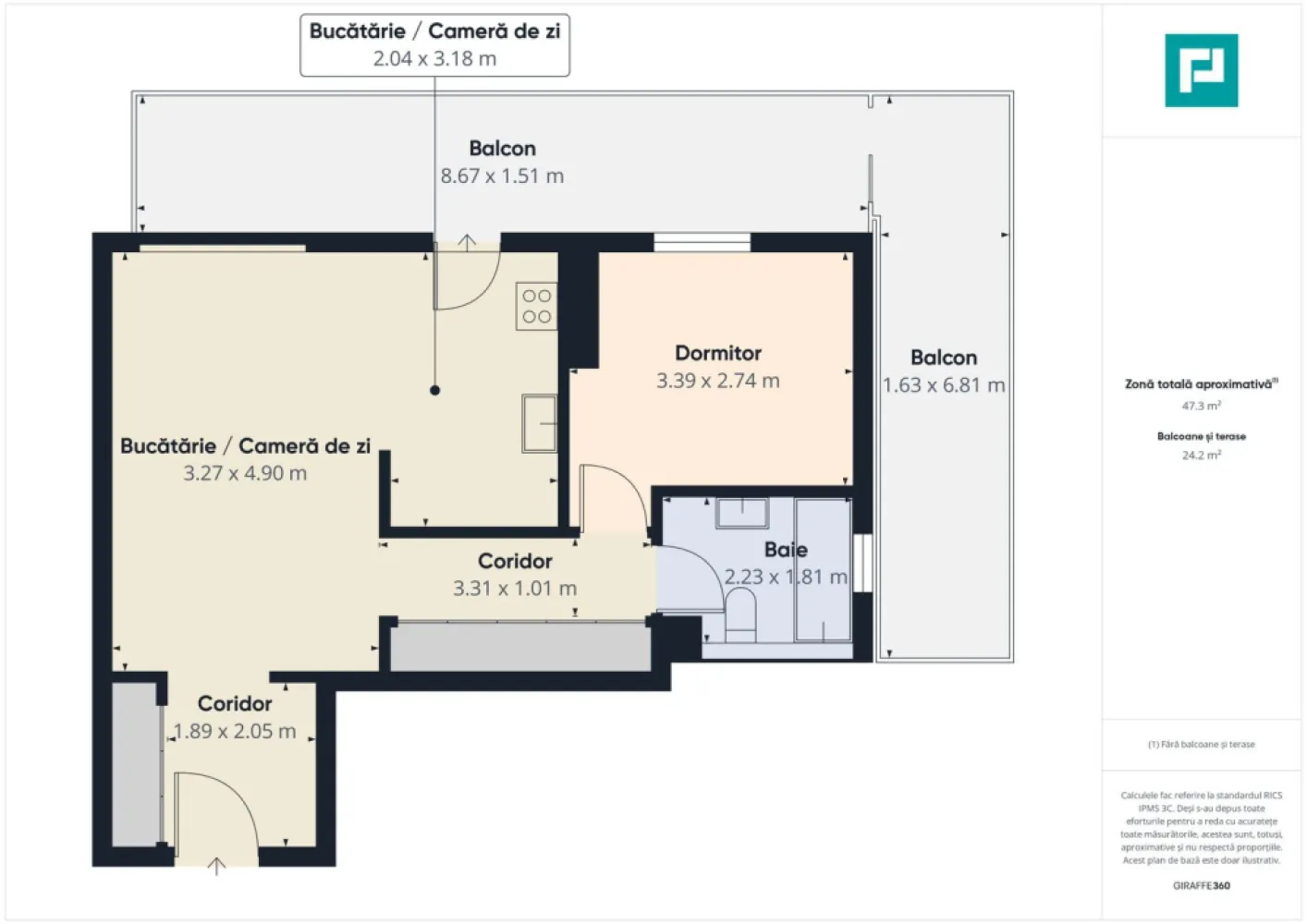 Penthouse Adora Park cu 2 camere