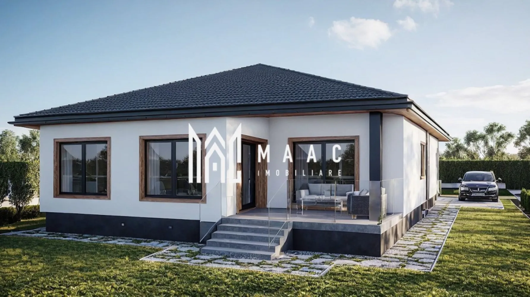 Casă pe un nivel de vânzare, 130 MPU I Selimbar - Vă propunem spre vânzare o casă modernă, pe un singur nivel, situată în Șelimbăr, într-o zonă liniștită, ideală pentru familie. 📐 Detalii proprietate: Suprafață teren: 500 mp Suprafață construită: 165 mp Suprafață utilă: 130 mp Regim de înălțime: Parter 🏠 Compartimentare eficientă: Living spațios cu bucătărie open-space 3 dormitoare 2 băi Cameră tehnică Hol Terasă cu ieșire directă din living 🔨 Stadiu predare: Izolată exterior cu polistiren + tencuială decorativă Geamuri montate Ușă de acces montată Interior la roșu Curte neamenajată Utilități la poartă 📅 Termen de finalizare: Octombrie 2026 Proprietatea este ideală pentru cei care doresc să își personalizeze interiorul după propriul gust și preferințe. Terenul generos oferă posibilitatea amenajării unei grădini, foișor sau zonă de relaxare. 📞 Pentru mai multe detalii, vă rugăm să menționați telefonic ID-ul anunțului: CP2941280. }}