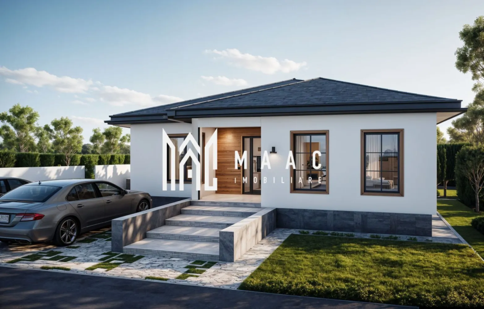 Casă pe un nivel de vânzare, 130 MPU I Selimbar - Vă propunem spre vânzare o casă modernă, pe un singur nivel, situată în Șelimbăr, într-o zonă liniștită, ideală pentru familie. 📐 Detalii proprietate: Suprafață teren: 500 mp Suprafață construită: 165 mp Suprafață utilă: 130 mp Regim de înălțime: Parter 🏠 Compartimentare eficientă: Living spațios cu bucătărie open-space 3 dormitoare 2 băi Cameră tehnică Hol Terasă cu ieșire directă din living 🔨 Stadiu predare: Izolată exterior cu polistiren + tencuială decorativă Geamuri montate Ușă de acces montată Interior la roșu Curte neamenajată Utilități la poartă 📅 Termen de finalizare: Octombrie 2026 Proprietatea este ideală pentru cei care doresc să își personalizeze interiorul după propriul gust și preferințe. Terenul generos oferă posibilitatea amenajării unei grădini, foișor sau zonă de relaxare. 📞 Pentru mai multe detalii, vă rugăm să menționați telefonic ID-ul anunțului: CP2941280. }}