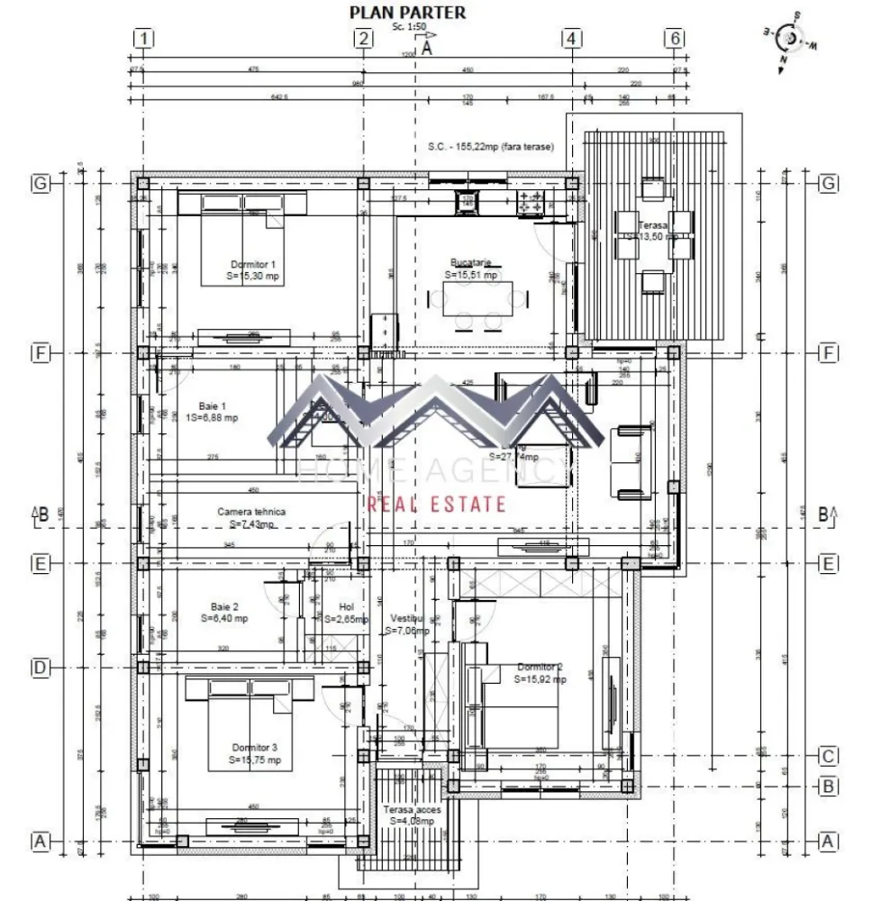 Casa pe parter | Balotești, lângă pădure