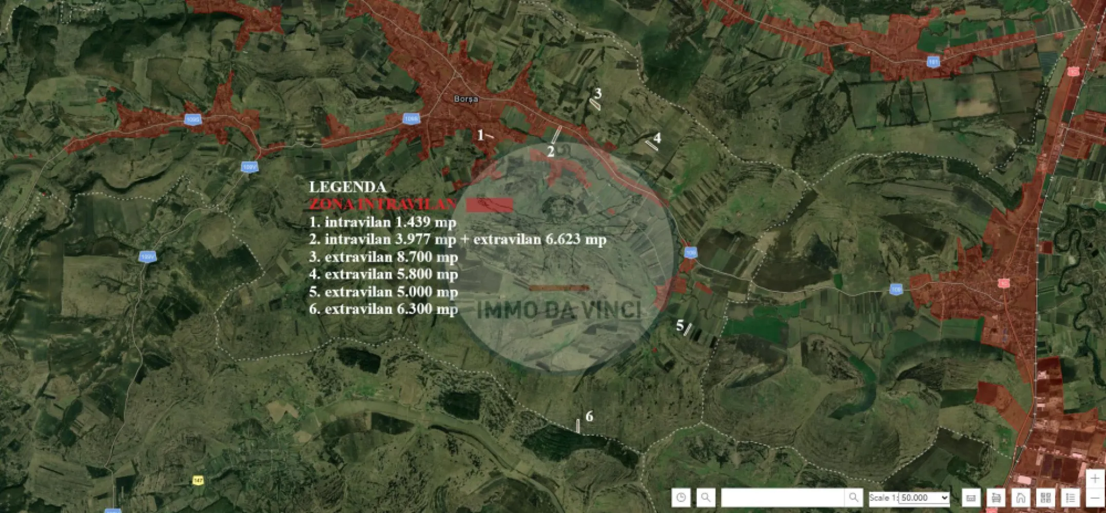 Pachet investitie terenuri Borșa Cluj 37.839 mp | 12.039 mp intravilan - 🏡 Oportunitate investiție – Pachet terenuri Borșa, jud. Cluj – 37.839 mp Se oferă spre vânzare pachet complet de terenuri intravilane și extravilane, situate în Borșa, jud. Cluj, poziționate strategic atât la intrarea în sat, cât și în zone cu potențial agricol și rezidențial. 📐 Suprafață totală: 37.839 mp 💶 Preț de la : 1 EUR / MP 📍 Componență pachet: ✔ Teren intravilan 10.600 mp – Front stradal ~40 ml la drumul principal – Utilități la acces (curent, apă, canalizare, fibră) – Posibilitate parcelare în ~12 loturi de 750 mp – Ideal dezvoltare rezidențială ✔ Teren intravilan 1.439 mp – Aproape de asfalt (~300 m) – Racord facil la utilități (curent, apă, canalizare, fibră) – Potrivit pentru cabană / locuință individuală ✔ 4 terenuri extravilane (5000 mp, 6300 mp, 8700 mp, 5800 mp) – Acces drum de țară – Pretabile pentru agricultură, livadă, pășune sau investiție pe termen lung – Unele poziționate la intrarea în sat 🎯 De ce este o investiție bună? Mix echilibrat între rezidențial și agricol Teren mare intravilan cu potențial real de dezvoltare imobiliară Front generos la drum principal Posibilitate valorificare etapizată (parcelare + revânzare loturi) Zonă în dezvoltare, aproape de Cluj-Napoca 💼 Ideal pentru: Dezvoltator rezidențial Investitor pe termen mediu/lung Familie interesată de proiect rezidențial + teren agricol Parc rezidențial mic / case individuale }}