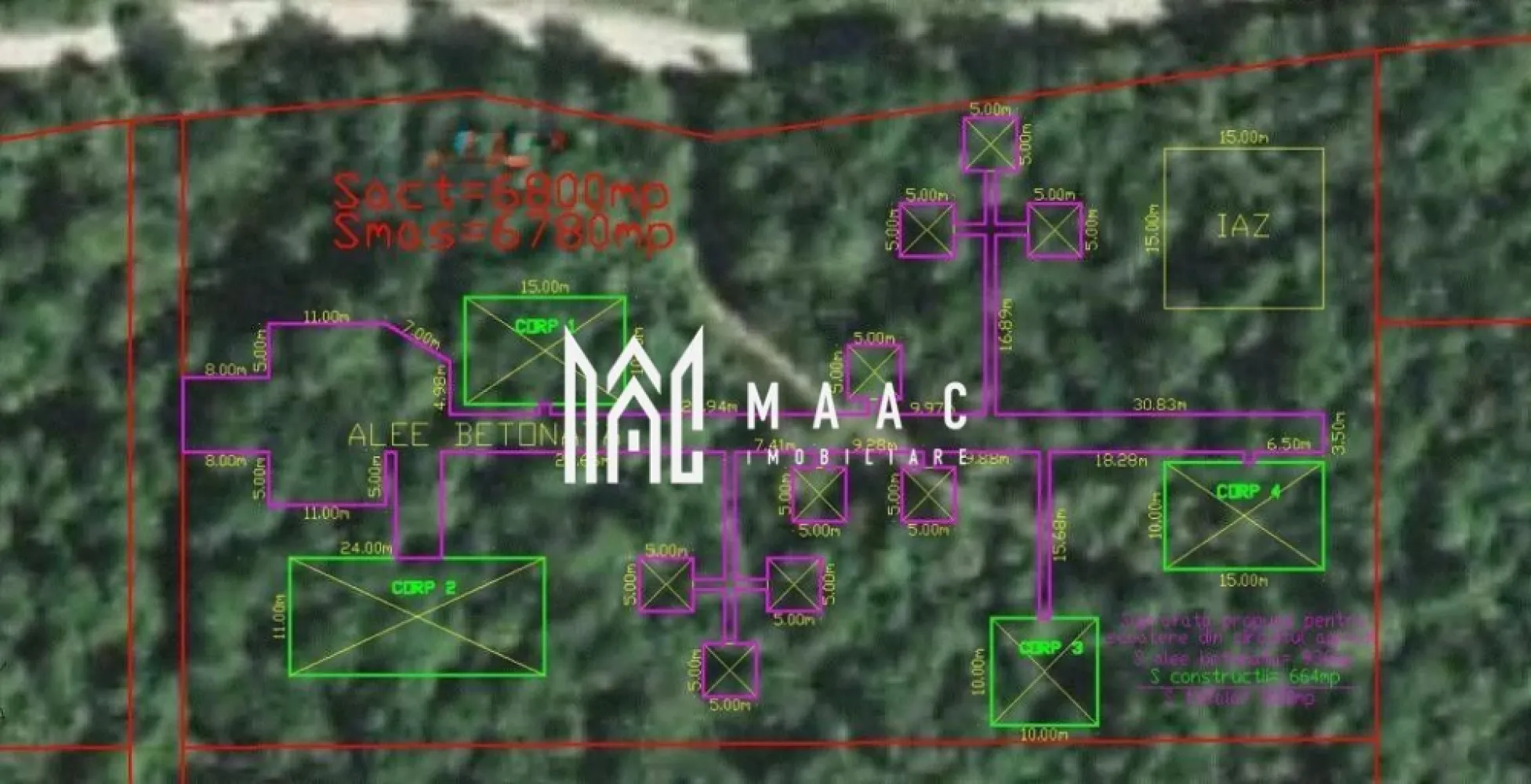 Complex turistic 7000 mp I 5 cabane individuale I Cârțișoara