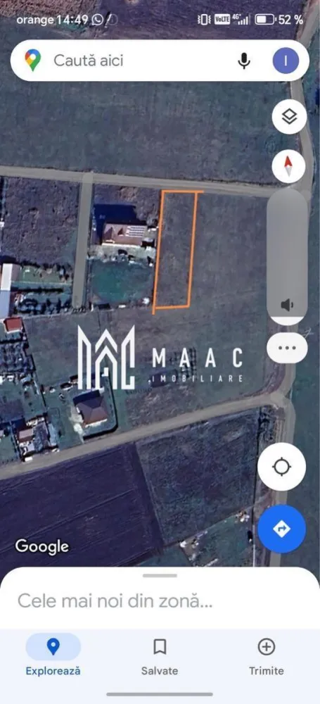Teren extravilan 400 mp | Sibiu | Proximitate Viile Sibiului – Șura Mare - MAAC Imobiliare vă propune spre vânzare un teren extravilan în suprafață de 400 mp, situat în Sibiu, în proximitatea zonei Viile Sibiului – Șura Mare, într-o arie aflată în plină dezvoltare. Detalii teren Suprafață: 400 mp Teren extravilan Situat la stradă neasfaltată Acces facil Avantaje Zonă în continuă dezvoltare În imediata apropiere există deja o casă construită Potrivit pentru investiție Potențial de creștere a valorii pe termen mediu și lung 📞 Contactează-ne pentru mai multe detalii sau pentru a programa o vizionare, menționează CP2939701!