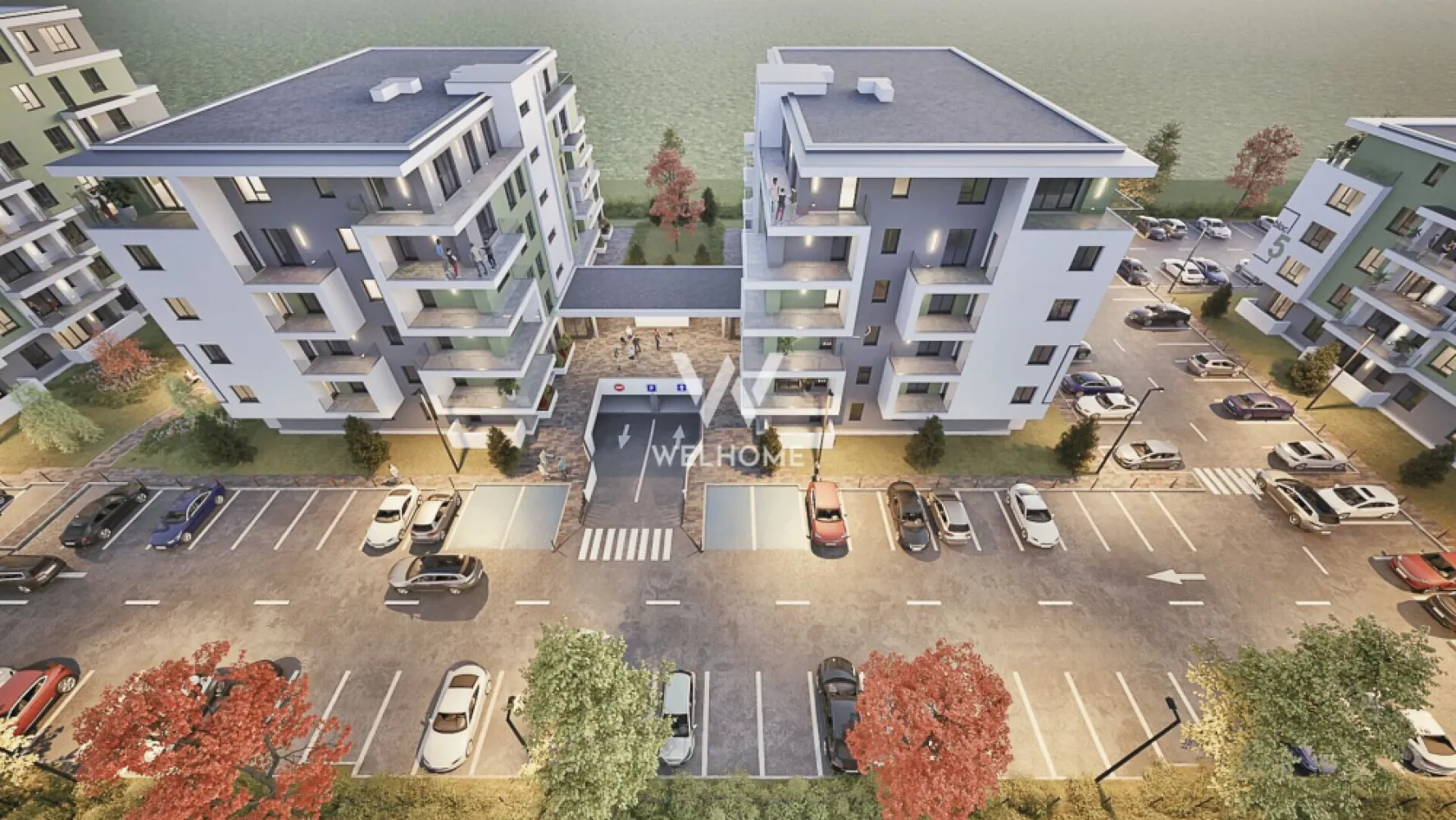 Apartament 2 camere - Proiect nou Sibiu COMISION ZERO - Proiect Rezidential nou pe Calea Surii Mici,include spații verzi generoase ideale pentru relaxare. locul de joacă dedicat copiilor, 315 locuri de parcare – atât subterane, cât și supraterane – alături de stații de încărcare pentru mașini electrice și boxe de depozitare. Confortul din interior este completat de finisaje premium, încălzire în pardoseală, lifturi moderne și centrală termică pe gaz, la nivel de bloc, care optimizează eficiența energetică și costurile. Structura blocurilor este din beton armat monolit, iar pereții exteriori, interiori și de compartimentare sunt construiți din cărămidă. Suprafata utila: 51.56 mp Suprafață balcon/terasă: 5.6 mp Compartimentare: Living, bucatarie, dormitor, baie, hol. Predare la ALB: Pereți tencuiți, gletuiți, amorsă și strat de vopsea lavabilă albă, pardoseli cu șapă mecanizată, tâmplărie din PVC cu 3 foi de sticlă și profil de 5 camere, instalații electrice, tablou electric curenți tari și curenți slabi, incălzire în pardoseală Uponor, infrastructură cablată pentru termostate, contoare de utilități montate (apometru, electric, gaz), videointerfon, ușă la intrare. *Locul de parcare (subteran 10000 euro sau suprateran 5000 euro) și boxa de depozitare (1200 euro/mp) se achizitioneaza separat. Pret: 99.000 euro + Tva Se poate achizitiona atat cash cat si cu credit ipotecar! 0752.088.381- Roxana }}