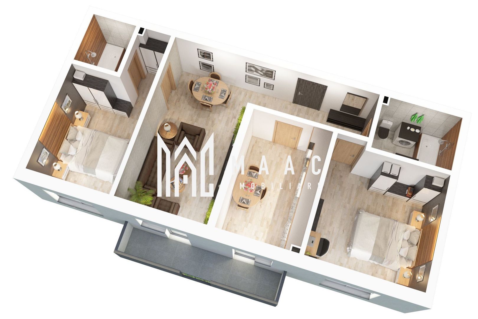 Apartament 3 camere NOU | 68,7 mp Sibiu | Doamna Stanca | Comision 0