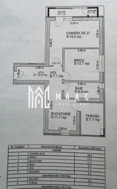 Apartament 2 camere de vânzare | Doamna Stanca | parter, terasă