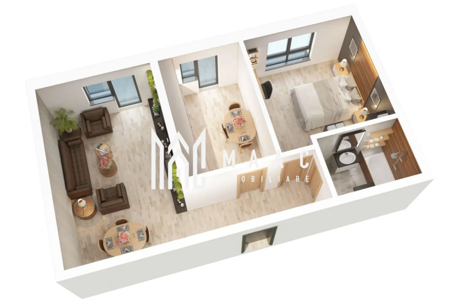 Apartament NOU | 2 camere | 56 mp | Comision 0 | Doamna Stanca - MAAC Imobiliare vă prezintă un apartament modern cu 2 camere, situat în zona rezidențială Doamna Stanca din Sibiu, într-un imobil nou cu regim redus de înălțime (P+3), construcție 2025, realizat de un dezvoltator cu experiență și reputație excelentă. Caracteristici proprietate: Suprafață utilă: 56,15 mp Balcon: 6,7 mp Compartimentare eficientă, optimizată pentru confort Loc de parcare GRATUIT inclus în preț Bloc cu 3 etaje – intimitate și număr redus de apartamente Standard ridicat de execuție și materiale de calitate premium Apartamentul este potrivit atât pentru locuință proprie, cât și pentru investiție, fiind amplasat într-o zonă în continuă dezvoltare, cu acces rapid către centre comerciale, supermarketuri și principalele puncte de interes ale orașului. Modalitate de plată: 15% avans la antecontract 85% la semnarea contractului final Prețuri: Varianta ALB: 92.562 € + TVA Total: 112.000 € Varianta LA CHEIE: preț stabilit în funcție de preferințele de finisare Comision 0% pentru cumpărător. Pentru mai multe detalii sau pentru a programa o vizionare, nu ezitați să ne contactați. Menționați ID-ul anunțului: CP2945140 }}