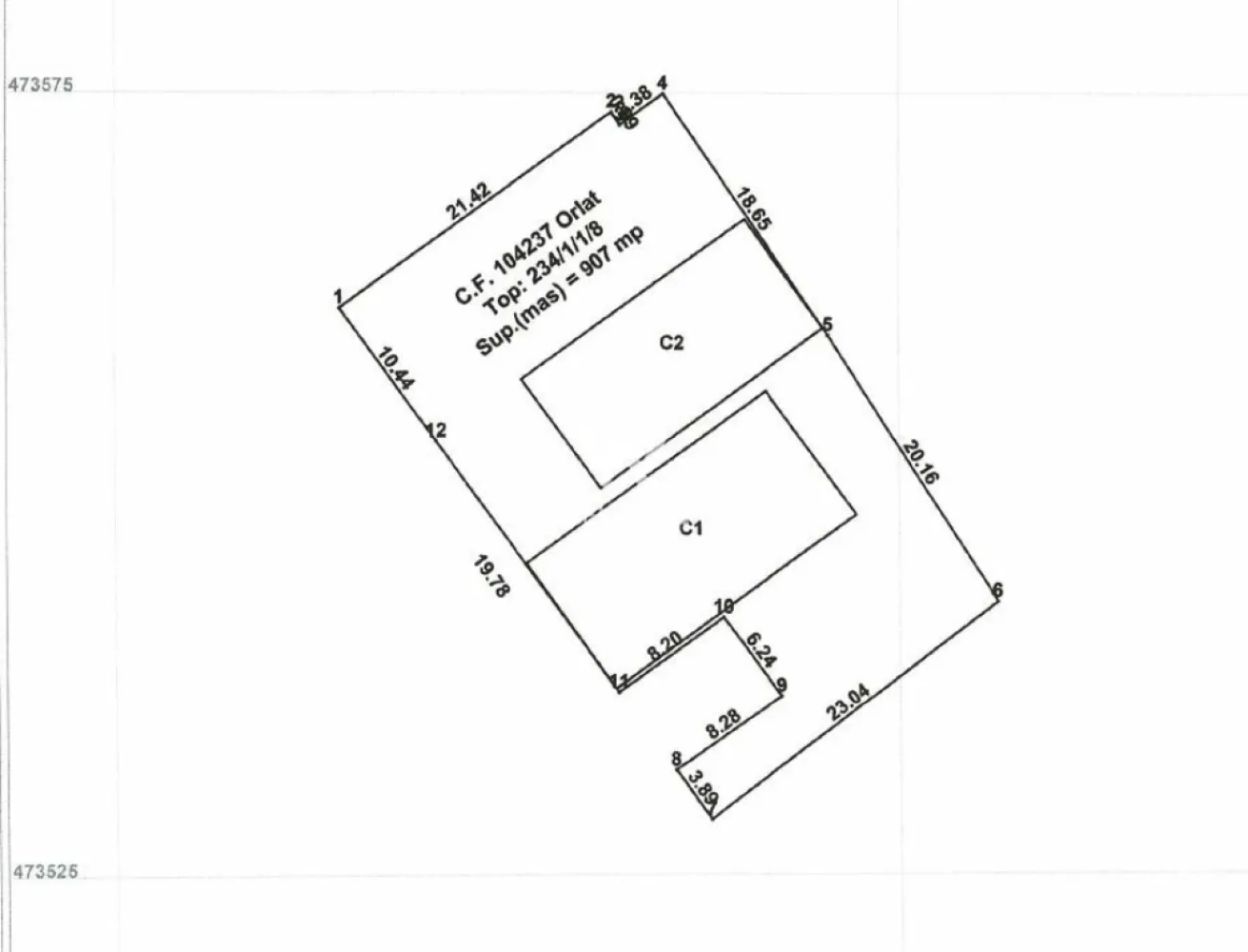 Spatiu industrial compus din doua corpuri in Orlat, central - Sibiu - Va propunem spre vanzare o proprietate industriala compusa din 2 corpuri situat in centrul comunei Orlat, jud. Sibiu Proprietatea este compusa din: - Hala 1 cu suprafata de 185 mp - Hala 2 cu suprafata de 168 mp - Teren aferent 909 mp - Platforma betonata Proprietatea este imprejmuita cu gard si are bransamente la utilitati apa, canaalizare, energie electrica, gaze naturale (in apropiere). Cladirile necesita lucrari de reparatii. Nu exista acces TIR. Pret: 69.000 euro. }}