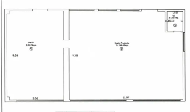 Spatiu industrial compus din doua corpuri in Orlat, central - Sibiu