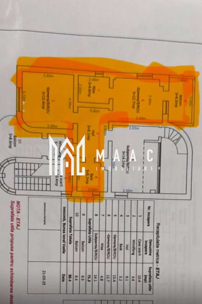 Spațiu de Inchiriat I 48 mp I Stadiu de Cheie I Zona Dumbravii - MAAC Imobiliare oferă spre închiriere etajul 1 al unui imobil cu un singur nivel, complet renovat și predat la stadiul de cheie. Spațiul este ideal pentru birouri, cabinete sau activități comerciale ușoare, aflându-se într-o zonă cu trafic intens. Caracteristici ale spațiului: Suprafață utilă: 48 mp Compartimentare practică: 2 camere luminoase, recent renovate Spațiu de depozitare de 5 mp Baie modernizată Hol Balcon Etaj 1/1 Finisaje noi, spațiu curat și pregătit pentru activitate imediată Avantaje: Localizare excelentă în Zona Dumbravii – str. Gheorghe Dima Vizibilitate ridicată datorită traficului intens Acces rapid către mijloace de transport, servicii și zone comerciale Spațiu versatil, potrivit pentru diverse activități profesionale Pentru detalii suplimentare, consultanță sau programarea unei vizionări, va rugăm să ne contactati specificand ID: CP2839734. }}