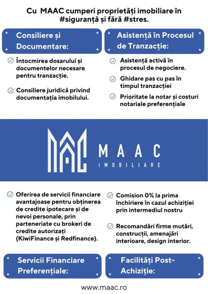 Comision 0% | Apartament 3 Camere | Etaj 1 | Balcon - Vanzare DIRECT de la DEZVOLTATOR | 0% COMISION Descoperiți un nou ansamblu rezidențial amplasat pe strada Doamna Stanca, ce se întinde pe un teren generos de 17.000 mp. Cu un design contemporan, ansamblul este compus din 8 blocuri moderne, oferind în total 236 de apartamente, variind de la două la trei camere, cu suprafețe cuprinse între 55 și 78 mp. Fiecare apartament se remarcă prin compartimentări eficiente și inteligente, prezentând o diversitate de 8 modele distincte. La proiectarea ansamblului s-a urmărit crearea unui mediu prielnic, înconjurat de spații verzi generoase. Astfel, din întreaga suprafață de 1,7 ha a terenului, 3.400 mp sunt dedicate spațiilor verzi, 340 mp reprezentând zone de joacă amenajate, iar pentru confortul locuitorilor, am inclus 281 de locuri de parcare, circulații pietonale și auto bine delimitate. Toată infrastructura, inclusiv peisagistica, este meticulos amenajată de către dezvoltator. Poziționarea strategică a blocurilor asigură fiecărui apartament expunere însorită și o panoramă impresionantă către Munții Făgăraș și orașul Sibiu. În plus, în proximitatea ansamblului, veți găsi numeroase facilități precum magazine, zone de promenadă și acces facil la mijloacele de transport. Calitatea primează, de aceea se utilizează doar materiale de construcție de înaltă calitate și se supervizează atent fiecare detaliu și etapă a construcției. Investiția într-un apartament nou în acest ansnsamblul reprezintă o decizie pe termen lung, având potențialul de a genera venituri considerabile pe parcursul vieții dumneavoastră. Alegerea unei locuințe într-o zonă atât de privilegiată va stimula, cu siguranță, cererea pentru închiriere. Pentru mai multe informatii specificati ca ati vazut anuntul cu ID: CP1957213 }}