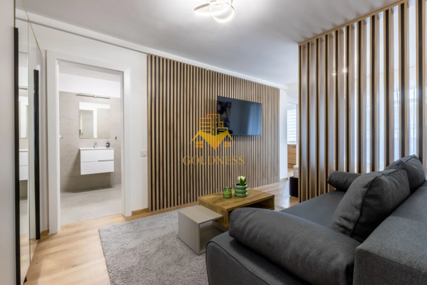 Studio, Ultrafinisat, bloc nou, Gheorgheni Zona Iulius Mall, FSEGA - GOLDNESS Imobiliare vă propune spre închiriere un apartament cu o camera complet mobilata și utilata, la etajul 6 într-un imobil de 7 etaje, în Cartierul Gheorgheni. Dispune de loc de parcare subterana! Se află în apropierea stațiilor de transport în comun, magazine, restaurante, spații verzi, farmacii, etc. Apartamentul este compartimentat astfel: - living cu bucatarie open space complet utilată și mobilată, canapea extensibilă, pat matrimonial, loc de servit masa - baie cu cabina de dus, calorifer port prosop și dulap pentru depozitare. - terasa de 5 mp. Imobilul este dotat cu toate cele necesare- centrală proprie, frigider, aragaz, hotă, mașină de spălat haine, etc. Dacă sunteți interesați de acest apartament și doriți să îl vizionați, dar și pentru alte oferte nu ezitați să ne contactați telefonic sau prin e-mail. Vă stăm la dispoziție! Pentru intermediere se percepe un comision de 50% din prețul chiriei! }}