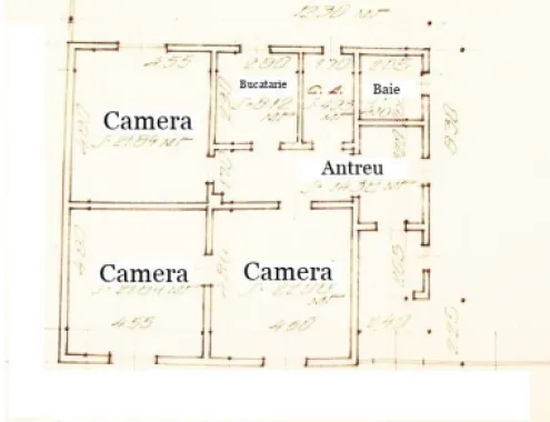 Casă de renovat cu 773 mp teren la preț de apartament