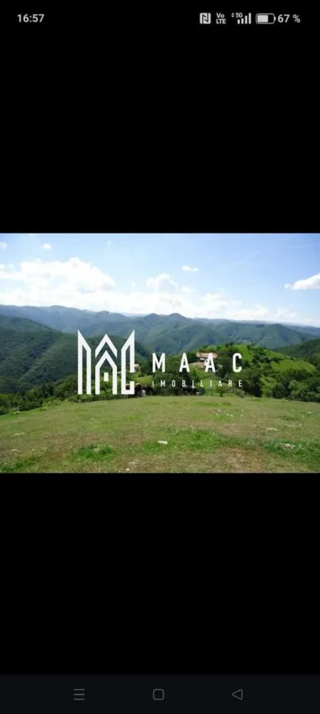 Proprietate cu 60000 mp pamant la pret de apartament - MAAC Imobiliare va ofera spre vanzare Casă cu 6 hectare teren de vânzare – Județ Alba, zona Cugir Suprafață teren: 60.000 mp (6 hectare) la preț de apartament Descriere casă: 4 camere Hol mare Bucătărie Baie Curte interioară pavată Pivniță Anexe: Grajd animale Șaivan Cotețe pentru porci și găini Magazii pentru depozitare Afumătoare și cuptor de pâine din cărămidă Utilități și dotări: Curent electric trifazic Bazin mare de acumulare apă Apă potabilă de la fântâna proprie Încălzire cu teracote pe lemne Apă caldă prin boiler electric Localizare: Zona de munte, județ Alba, lângă orașul Cugir Pentru mai multe detalii precizati telefonic ca ati vazut anuntul cu ID CP2954674 }}