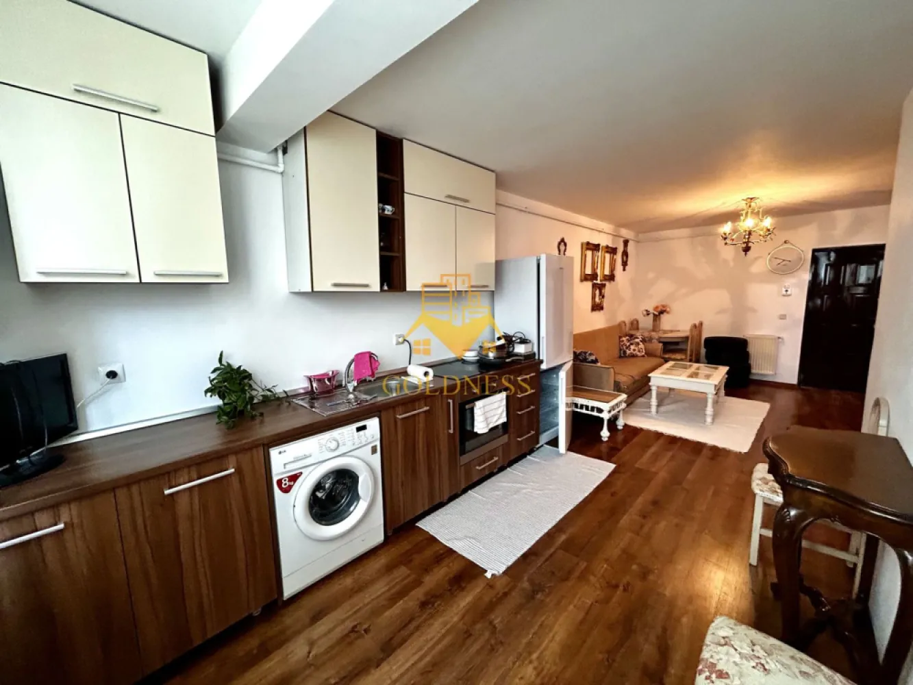 2 camere open space, Modern, Kik, Mega Image, Zona Florilor, Floresti