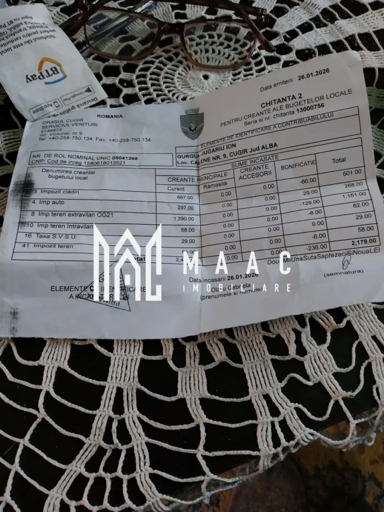 Proprietate cu 60000 mp pamant la pret de apartament