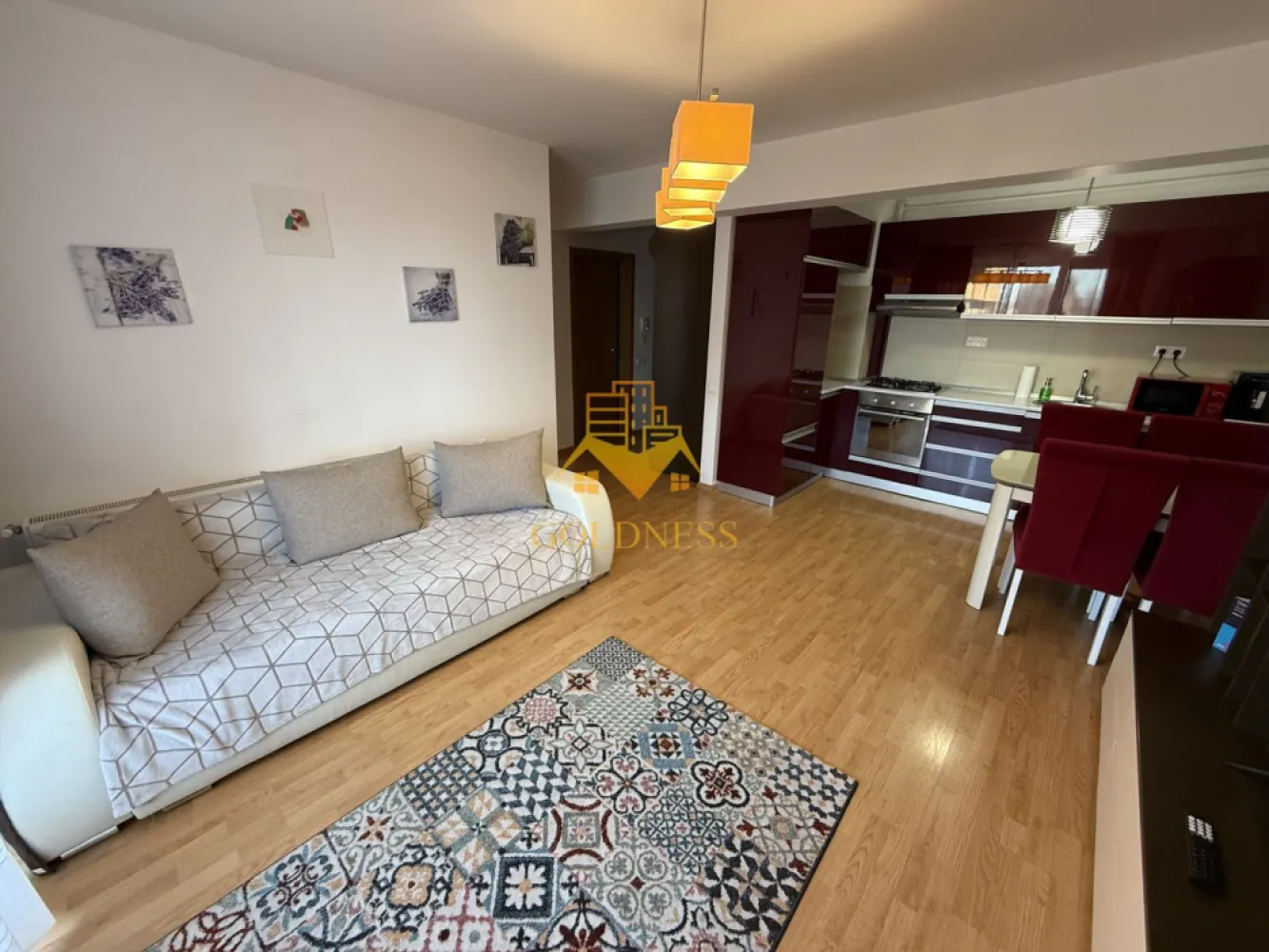 2 camere open space, parcare subterana, Calea Turzii, Leroy Merlin - GOLDNESS Imobiliare vă propune spre închiriere un apartament cu 2 camere complet mobilat și utilat, la etajul 3 într-un imobil de 7 etaje, în Cartierul Europa . Dispune de loc de parcare subterana! Se află în apropierea stațiilor de transport în comun, magazine, restaurante, spații verzi, farmacii, etc. Apartamentul este compartimentat astfel: - dormitor cu pat matrimonial, dressing, noptiere - living cu bucatarie open space complet utilată și mobilată, canapea extensibilă, loc de servit masa - baie cu cada calorifer port prosop și dulap pentru depozitare. - balcon de 3 mp. Imobilul este dotat cu toate cele necesare- centrală proprie, frigider, aragaz, hotă, mașină de spălat haine, etc. Dacă sunteți interesați de acest apartament și doriți să îl vizionați, dar și pentru alte oferte nu ezitați să ne contactați telefonic sau prin e-mail. Vă stăm la dispoziție! Pentru intermediere se percepe un comision de 50% din prețul chiriei! }}