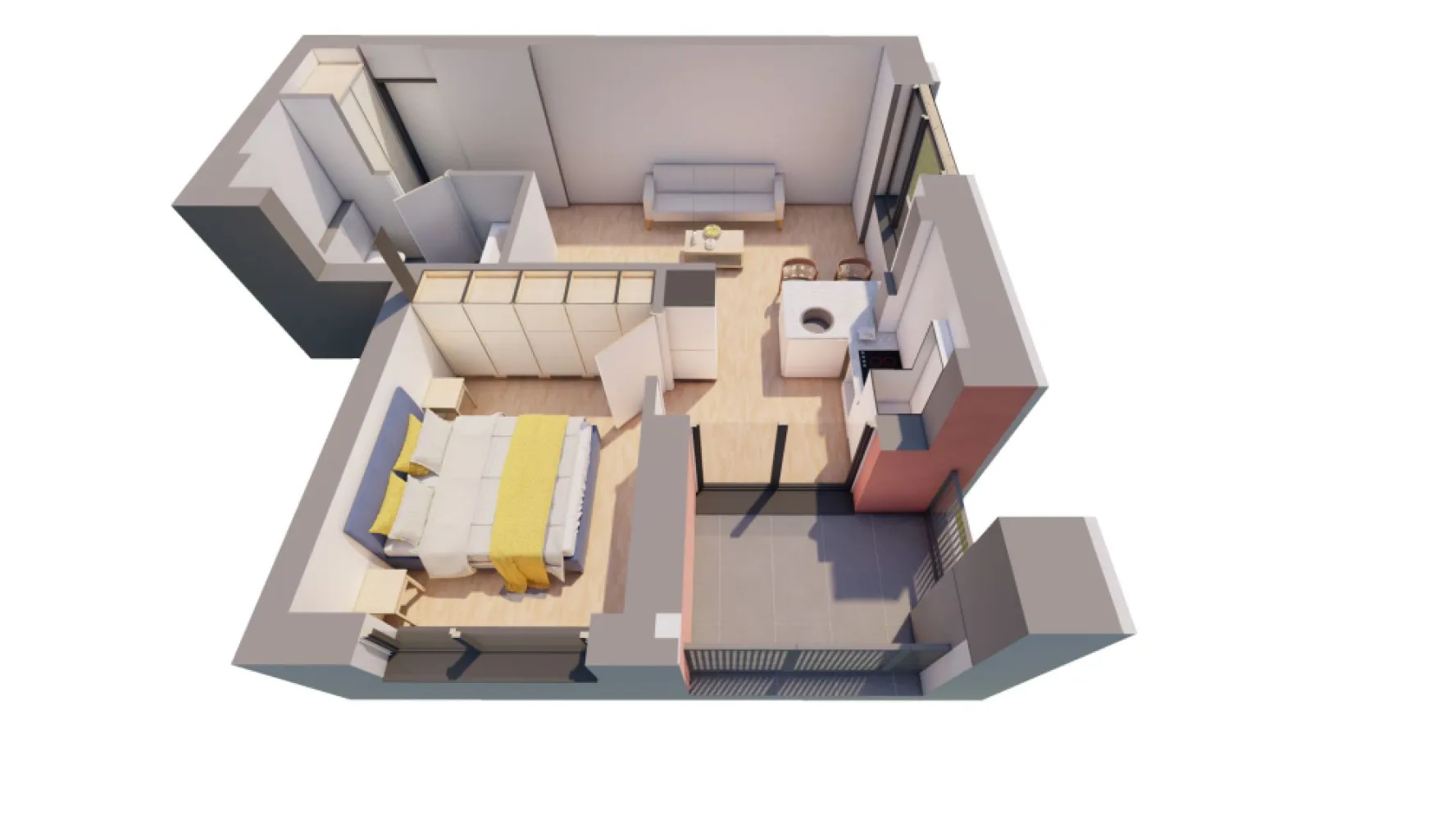 Apartament finisat și mobilat, direct de la dezvoltator – R39, ARED