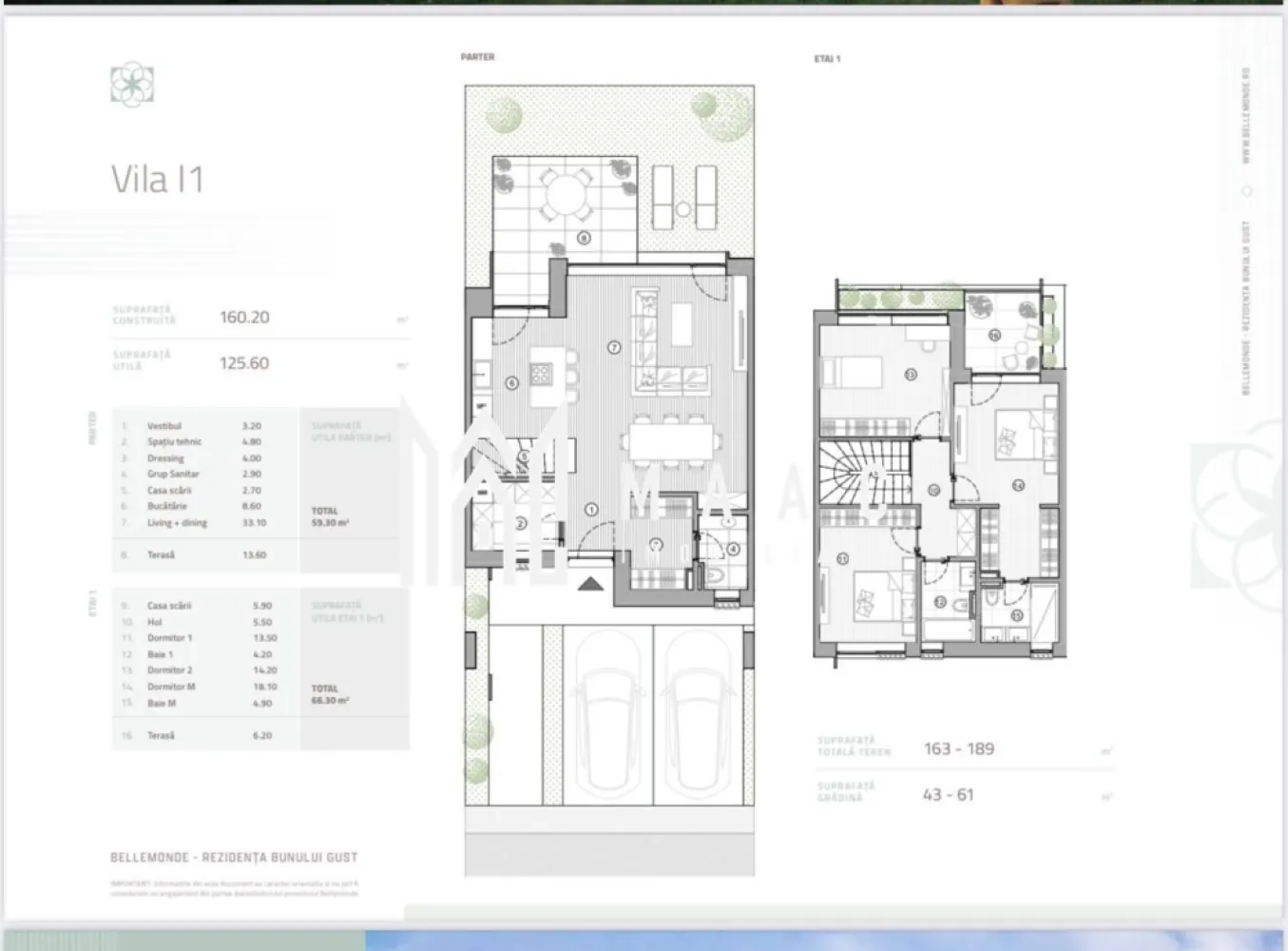 Vila individuală cu vedere la piscină – Bellemonde Pipera