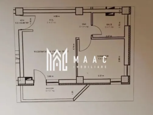 Apartament 2 camere | Etaj 2 | Balcon | Doamna Stanca