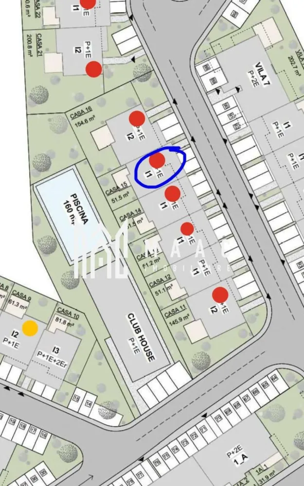 Vila individuală cu vedere la piscină – Bellemonde Pipera