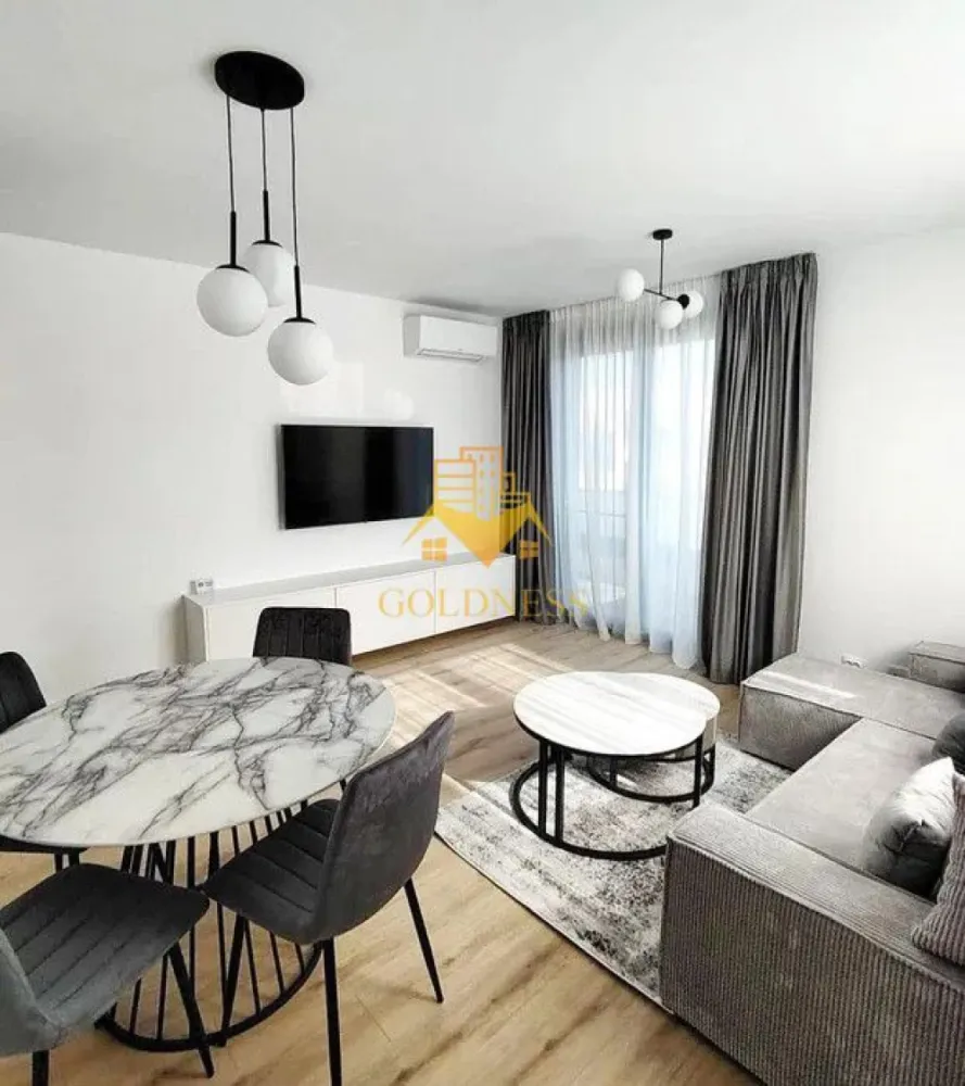 2 Camere de Lux, Park Lake, Parcare, Intre Lacuri, Iulius Mall, FSEGA - GOLDNESS Imobiliare vă propune spre închiriere un apartament cu 2 camere complet mobilat și utilat, la etajul 10 într-un imobil de 10 etaje, în cartierul Intre Lacuri. Apartamentul este compartimentat astfel:
 - dormitor cu pat matrimonial, dressing, noptiere
 - living cu canapea extensibila, spatii de depozitare, aer conditionat, TV
 - bucatarie complet dotata si echipata cu plita electrica, masina de spalat vase
 - baie cu caba de dus, calorifer port prosop inox și dulap pentru depozitare.
 - terasa de 11 mp.

Imobilul este dotat cu toate cele necesare- centrală proprie, mașină de spălat haine, frigider, plită electrică, hotă, TV, etc. 
Se află în apropierea stațiilor de transport în comun, magazine, restaurante, spații verzi, farmacii, etc. 
Dispune de loc de parcare subteran!

Dacă sunteți interesați de acest apartament și doriți să îl vizionați, dar și pentru alte oferte sau detalii nu ezitați să ne contactați telefonic sau prin e-mail - goldnessimobiliare@gmail.com. Vă stăm la dispoziție!