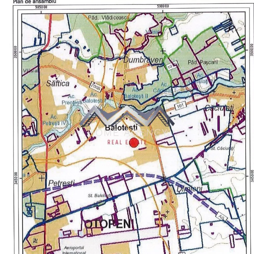 Teren 9700 mp Balotești – Ideal ansamblu rezidențial, acces rapid, utilități - Teren 9700 mp de vânzare în Balotești, format din 2 loturi a câte 5.000 mp. Zonă liniștită, aproape de oraș, ideal pentru dezvoltare rezidențială. Investiție sigură, cu acces facil și utilități în zonă. Vă prezentăm o oportunitate de investiție rară: un teren de 10.000 mp situat într-o zonă liniștită și în plină dezvoltare din Balotești, ideal pentru dezvoltatori imobiliari sau investitori care vizează proiecte rezidențiale. Terenul este compartimentat în două loturi egale de 5.000 mp, oferind flexibilitate pentru construirea de case individuale sau a unui ansamblu de vile moderne. Beneficii-cheie: - Acces facil către Balotești, Dimieni, Tunari, DN1, autostradă, aeroport - Utilități disponibile în zonă (curent, apă, gaze, canalizare în proximitate) - Zonă liniștită, dar cu toate facilitățile urbane la îndemână - Cerere în creștere pentru locuințe în nordul Bucureștiului - Ideal pentru proiecte rezidențiale în dezvoltare: case cuplate, vile single, duplexuri De ce Balotești? Zona este tot mai căutată de familii care caută calitate a vieții, spațiu verde, liniște și siguranță, fără a renunța la confortul urban. Investește într-un teren cu potențial ridicat, într-o locație strategică. Contactează-ne acum pentru detalii sau pentru o vizionare! }}